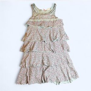 Roxy Teenie Wahine Floral Tiered Ruffle Dress